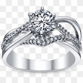 Vintage Modern Engagement Rings - Wedding Ring, HD Png Download - engagement rings png