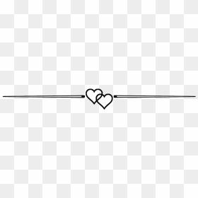 Cj Andrews - Love Heart Divider Line, HD Png Download - heart line png