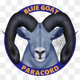 Blue Goat Paracord Logo - Pegatinas Clasicas Renault 8, HD Png Download - goat horns png