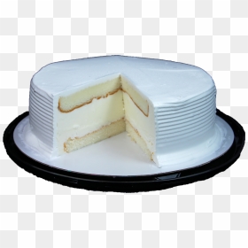 Vanilla Cake With Ice Cream , Png Download - Creamy Vanilla Ice Cream Cake, Transparent Png - vanilla ice cream png