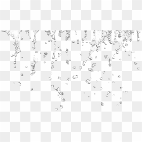 Transparent Water Splash Effect Png - Water Drop Hanging Png, Png Download - handwriting png