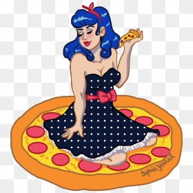 Pizza Pinup Sticker - Logo Pin Up Pizza, HD Png Download - pin up png