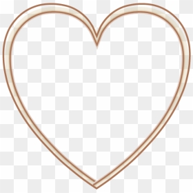 Rose Gold Heart Transparent, HD Png Download - heart line png