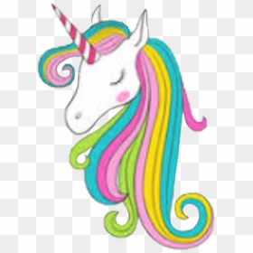 #unicorn #rainbow #horses #unicornio Unicorns #unicornsarelife, HD Png Download - rainbow unicorn png