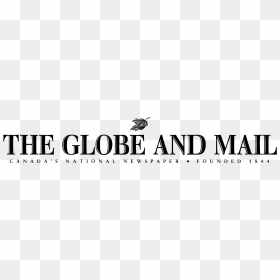 The Globe And Mail Logo Black And White - Globe And Mail, HD Png Download - globe black and white png