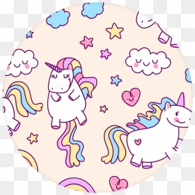 Transparent Rainbow Unicorn Png - Cute Desktop Wallpaper Hd, Png Download - rainbow unicorn png
