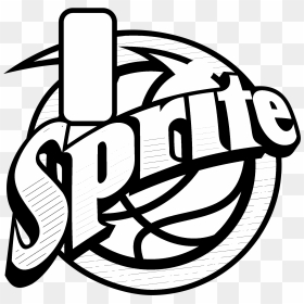 Sprite Logo Black And White - Sprite, HD Png Download - sprite can png