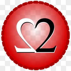 Heart With Number 2 Clipart , Png Download - Al Rahala International Trading Co Llc, Transparent Png - two hearts png