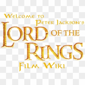 Peter Jackson& - Lord Of The Rings, HD Png Download - lord of the rings png