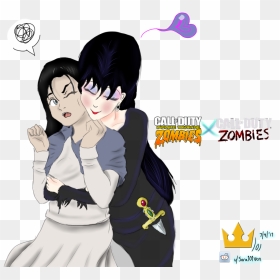 Cod Zombies Samantha Fanart, HD Png Download - call of duty zombies png