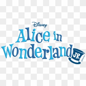 Disney Alice In Wonderland Jr Logo, HD Png Download - alice in wonderland logo png