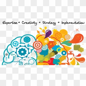 Online Marketing Clipart Creative Mind - Personne Créative, HD Png Download - creative brain png