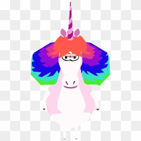 Rainbow Unicorn In Game - Illustration, HD Png Download - rainbow unicorn png