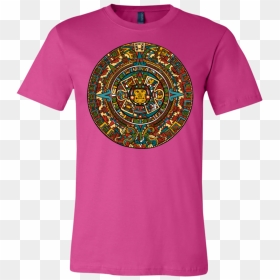 Unique Chicago Blackhawks T Shirt, HD Png Download - aztec calendar png