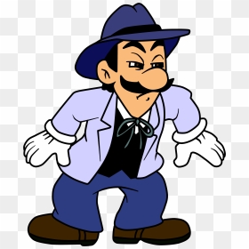 Luigi Racist Chinese Cowboy, HD Png Download - chinese hat png