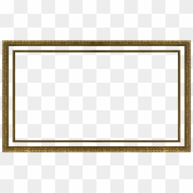 Vintage Gold Frame Transparent , Png Download - Picture Frame, Png Download - vintage gold frame png