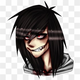 Drawing Creepy Creative - Drawing Anime Jeff The Killer, HD Png Download - jeff the killer png