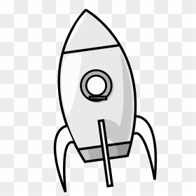 Spaceship Space Clipart , Png Download - Rocket Cracker Clipart Black And White, Transparent Png - spaceship clipart png