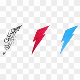 David Bowie Lightning Bolt Transparent, HD Png Download - david bowie png