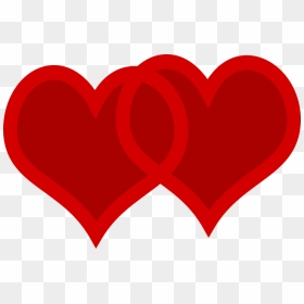 Two, Hearts, Heart - Wedding Love Heart Png, Transparent Png - two hearts png