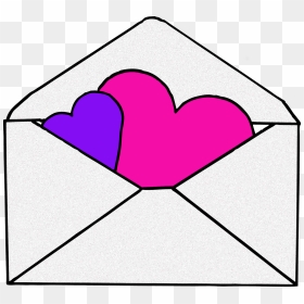 Transparent Code Clipart - Valentine Envelope Clipart, HD Png Download - envelope clipart png