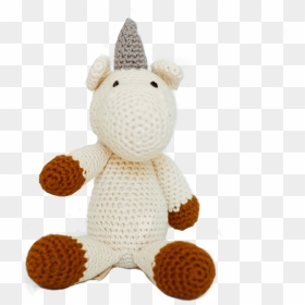 Rainbow Unicorn Knitted Toy - Knitted Toy Png, Transparent Png - rainbow unicorn png