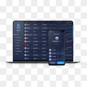 Litecoin Ltc Wallet Atomic - Smartphone, HD Png Download - litecoin png