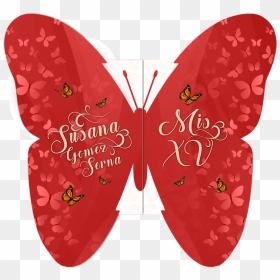 Invitation Butterfly Design In Png, Transparent Png - quinceanera png