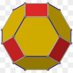 Polyhedron Truncated 8 From Yellow Max, HD Png Download - yellow square png