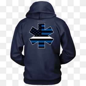 Star Of Life Ems Thin White Line Hoodie - First Order, HD Png Download - star of life png
