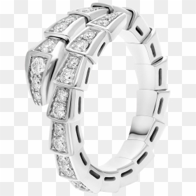 Bvlgari Serpenti Ring Diamond, HD Png Download - engagement rings png