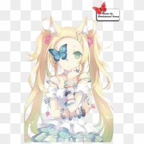Anime Girl With Blond Hair , Png Download - Blond Anime Girls With Green Eyes, Transparent Png - blond hair png