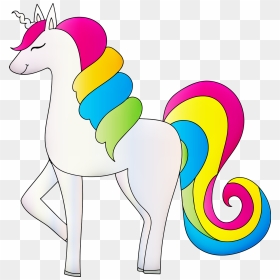 Unicornio Com Cilios Png, Transparent Png - rainbow unicorn png