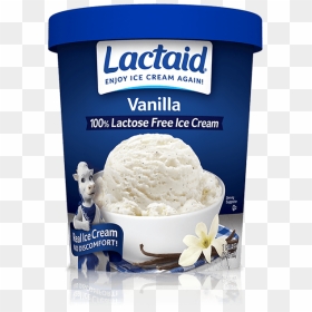 Lactaid® Vanilla Ice Cream - Lactaid Ice Cream, HD Png Download - vanilla ice cream png