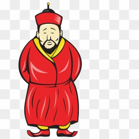 Old Chinese Man Clipart - Chinese Man Cartoon, HD Png Download - chinese hat png