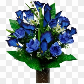 Blue Rose & Calla Lily - Blue Rose, HD Png Download - calla lily png