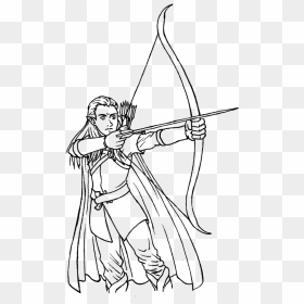 Thumb Image - Lord Of The Rings Legolas Coloring Pages, HD Png Download - lord of the rings png