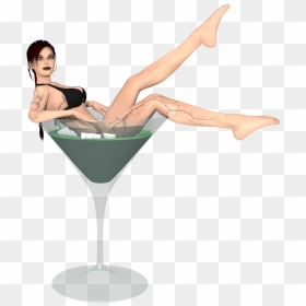 Pin Up Png Hd - Martini Glass, Transparent Png - pin up png