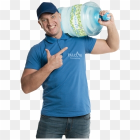 Plastic Bottle, HD Png Download - people drinking png