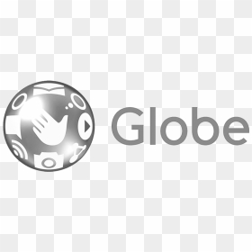 Globe Telecom Logo White, HD Png Download - globe black and white png