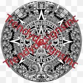 Aztec Calendar, HD Png Download - aztec calendar png