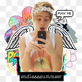 Id 1 Luke Hemmings By Endlesssummeer-d7ewvtd - Too Sassy For You Overlay, HD Png Download - luke hemmings png