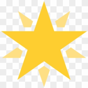 Glowing Star Emoji Clipart - Emoji Glowing Star, HD Png Download - glowing star png