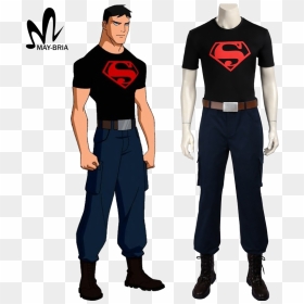 Superboy Transparent Background Png - Young Justice Superboy Season 1, Png Download - superboy png