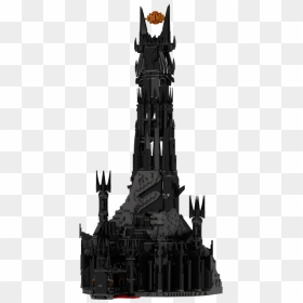 Lego Lord Of The Rings Barad Dur - Eye Of Sauron Tower Png, Transparent Png - lord of the rings png