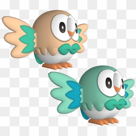 Download Zip Archive - Pokemon Rowlet, HD Png Download - rowlet png