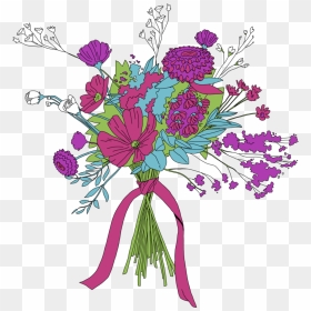 Bouquet, HD Png Download - summer flowers png
