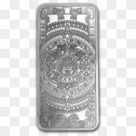 Aztec Calendar Silver Bar 10 Oz, HD Png Download - aztec calendar png
