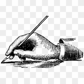 How To Hold A Pen Clip Arts - Essay Writing Clipart, HD Png Download - pen.png