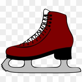 Ice Skate Clipart Black And White, HD Png Download - ice skates png